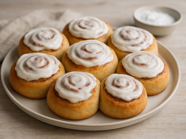 Frosted Cinnamon Rolls