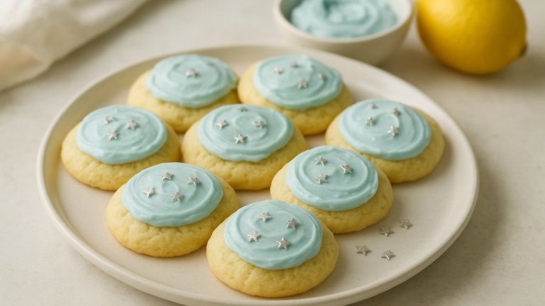 Frosted Lemon Ricotta Cookies