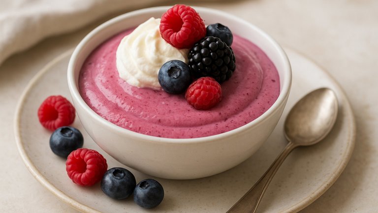 Frozen Berry Mousse