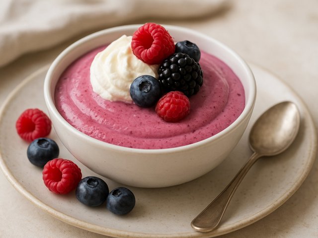 Frozen Berry Mousse