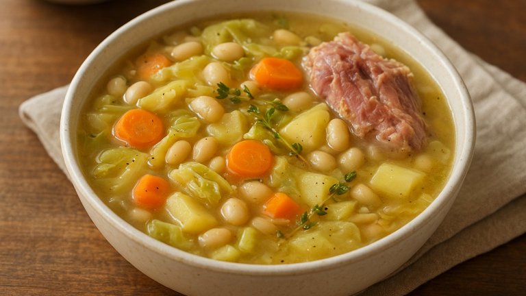 Garbure (Bean Soup With Vegetables)