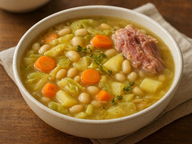 Garbure (Bean Soup With Vegetables)