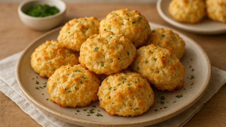 Garlicky Cheese Drop Biscuits