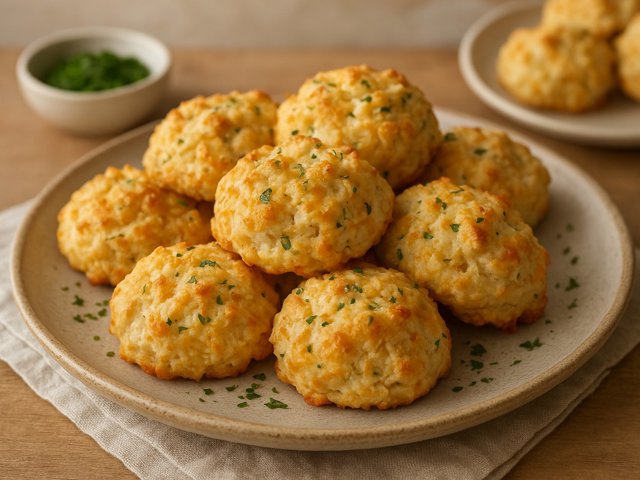 Garlicky Cheese Drop Biscuits