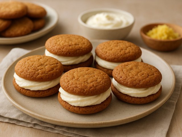 Ginger & Cream Sandwich Bites
