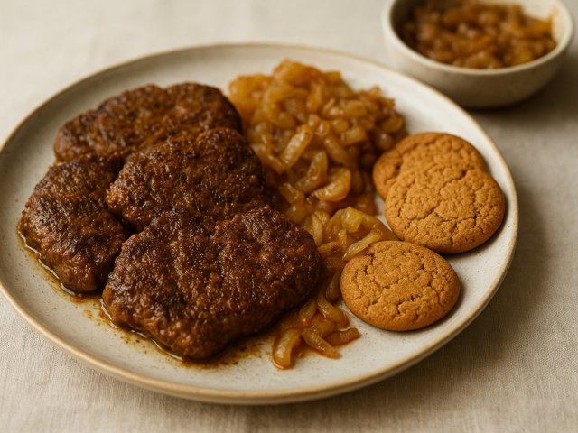 Gingerbread Lamb Steaks