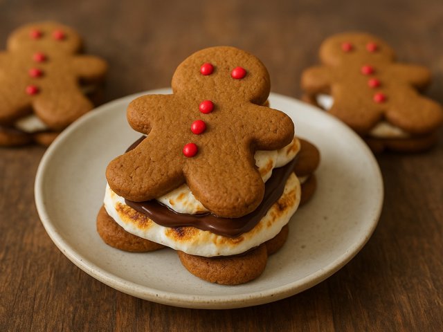 Gingerbread Man S’mores