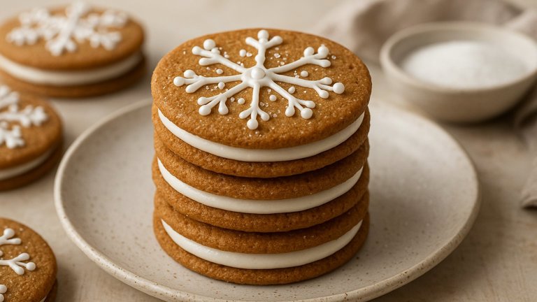 Gingerbread Sandwich Cookies