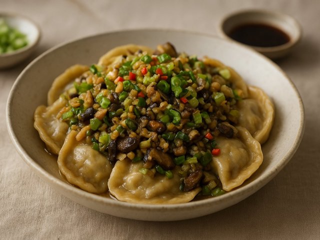 Gingery Cabbage & Mushroom Vagan