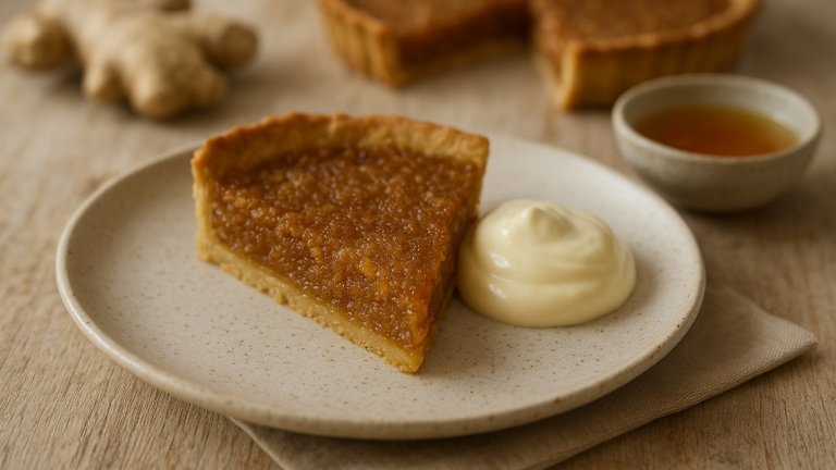 Gingery Treacle Tart
