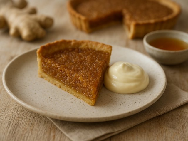 Gingery Treacle Tart