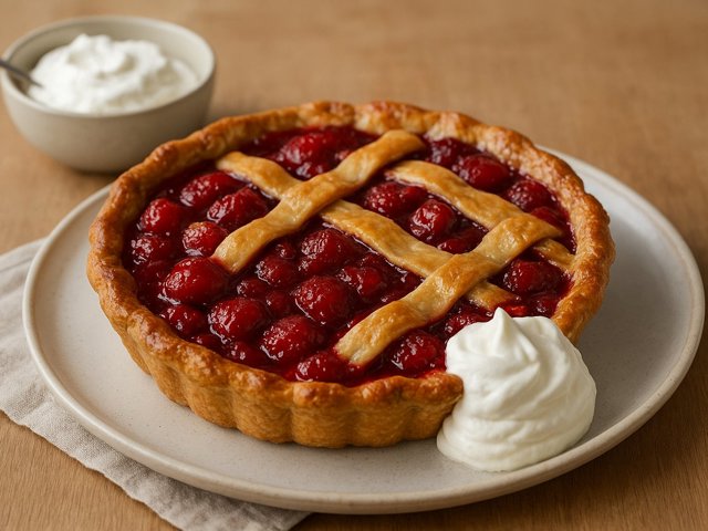 Glazed Berry Pie