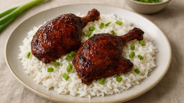 Glazed Grilled Duck Legs