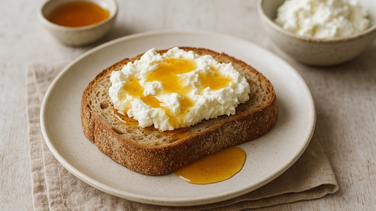 Goats’ Cheese and Honey Maslin