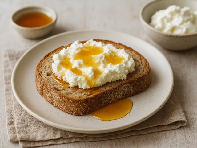 Goats’ Cheese And Honey Maslin