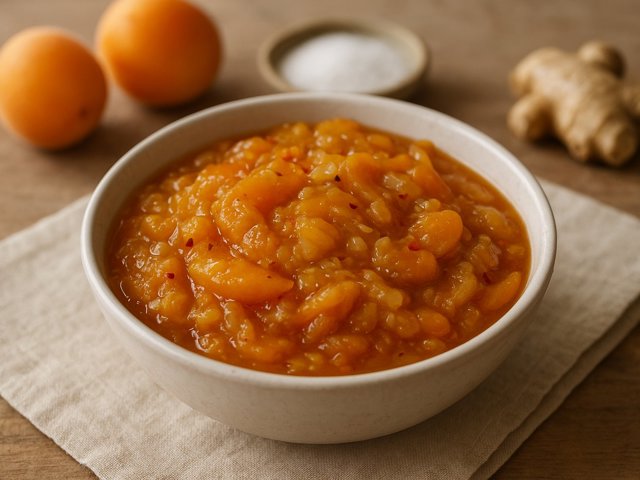Golden Apricot Ginger Chutney