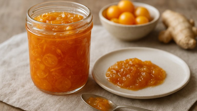 Golden Cherry Tomato And Ginger Jam