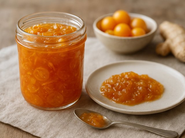 Golden Cherry Tomato And Ginger Jam