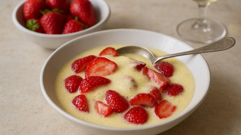 Grampery’s Strawberry Zabaglione