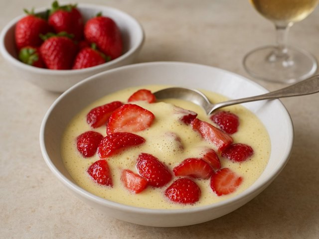 Grampery’s Strawberry Zabaglione