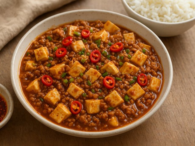 Grandma’s Pockmarked TOFU (MA PO Tofu)