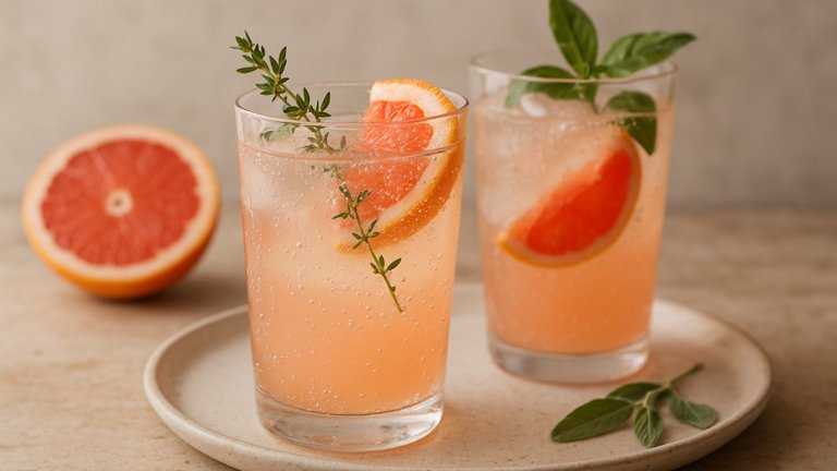 Grapefruit HERB Sodas