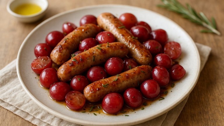 Grapes And Sausages