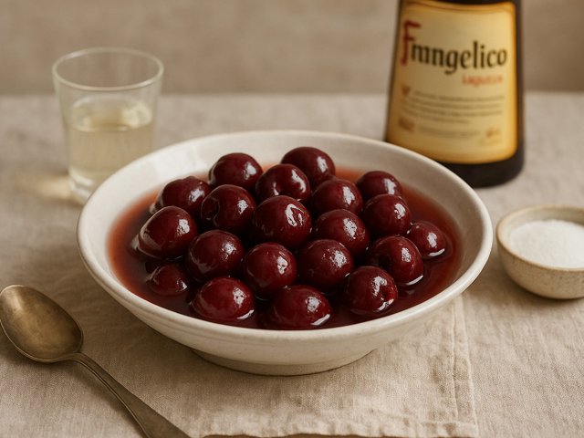 Grappa Soaked Cherries