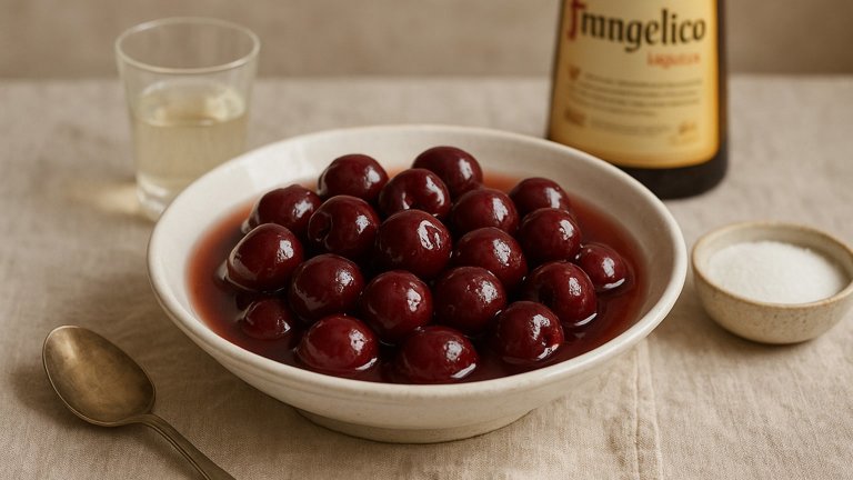 Grappa-Soaked Cherries