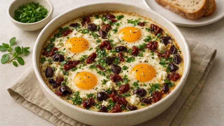 Greek Baked EGGS