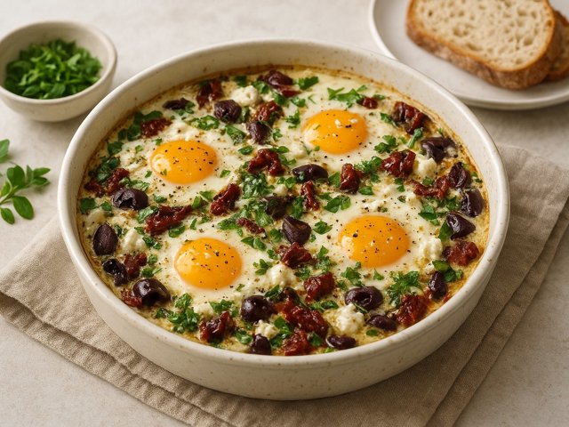 Greek Baked EGGS