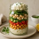 Greek Chicken Chickpea Rice Jar thumbnail