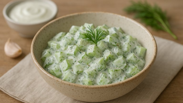Greek Cucumber - Yogurt Salad Dressing