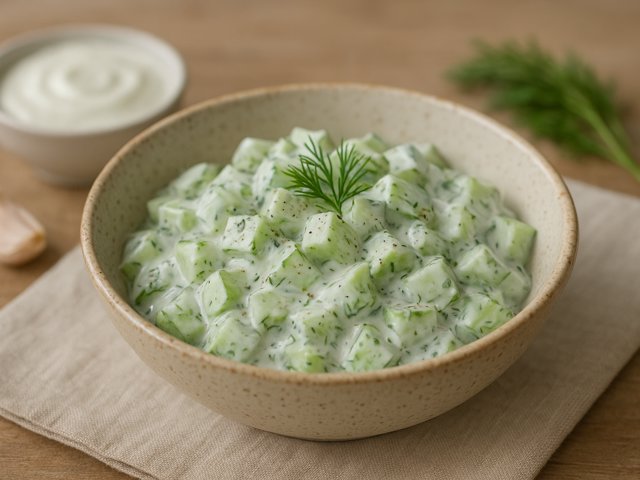 Greek Cucumber - Yogurt Salad Dressing