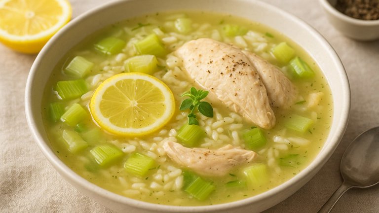 Greek Lemon Chicken Soup