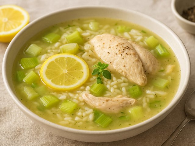 Greek Lemon Chicken Soup