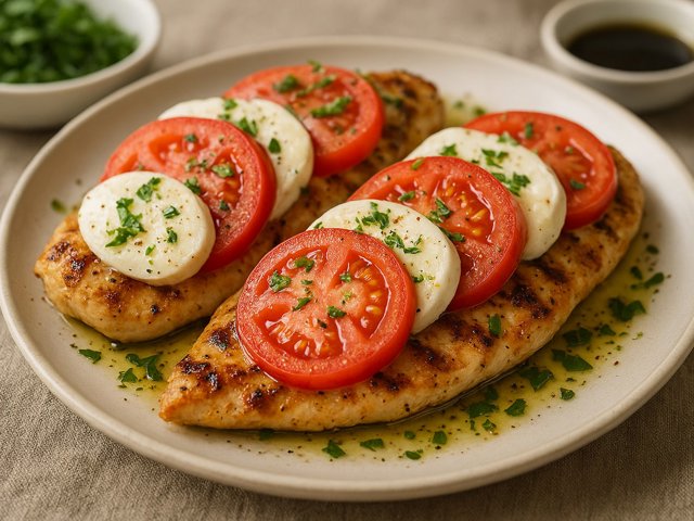 Grilled Chicken Caprese