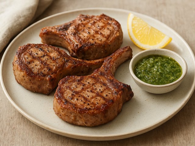 Grilled Or Broiled Veal Chops