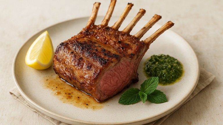 Grilled RACK OF LAMB