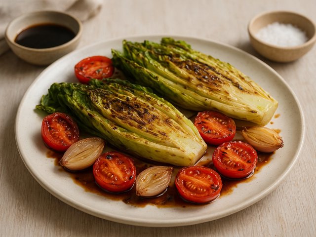 Grilled Romaine Lettuce