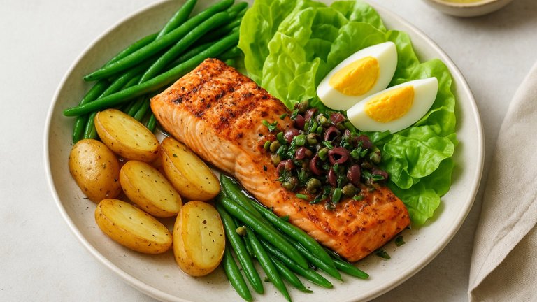 Grilled Salmon Niçoise