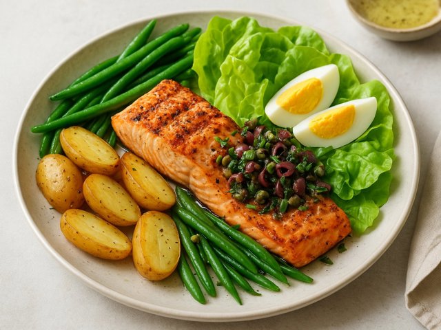 Grilled Salmon Niçoise
