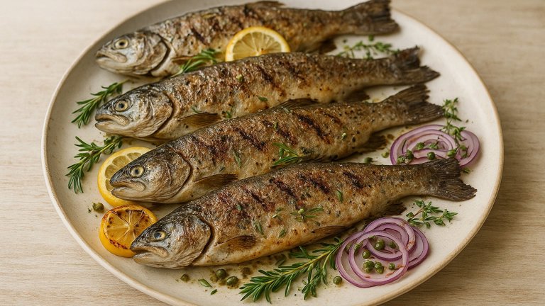 GRILLED WHOLE TROUT