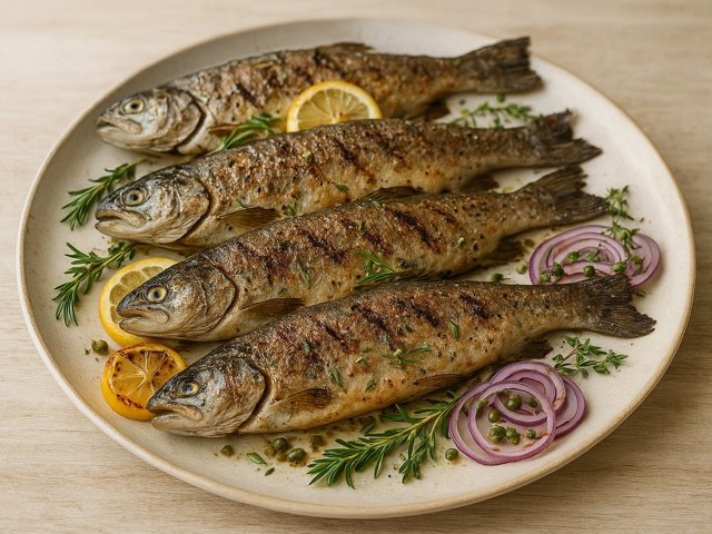 Grilled Whole Trout