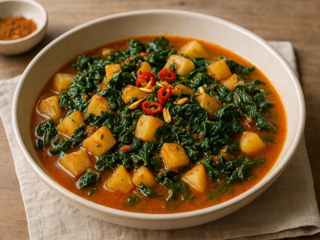 Gujarati Turnips & Greens