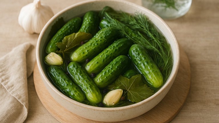 Half-Sour Pickles
