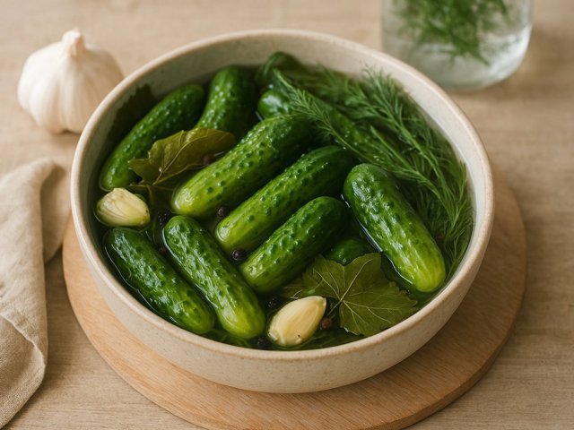 Half-Sour Pickles