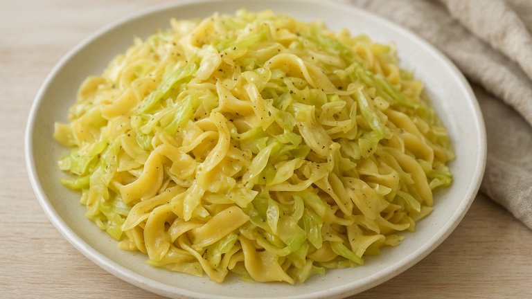 Haluski (Fried Cabbage And Noodles)