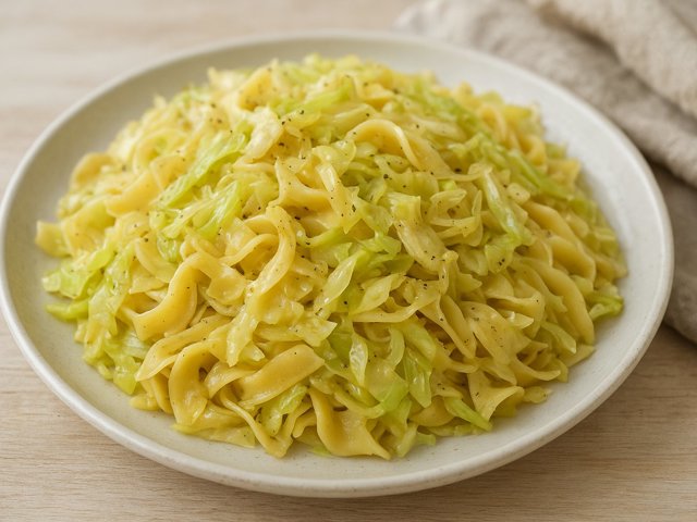 Haluski (Fried Cabbage And Noodles)