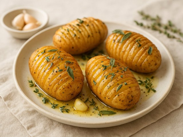 Hasselback Potatoes